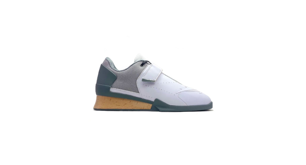 Velaasa Strake: Olympic Weightlifting Shoe in Winter White
