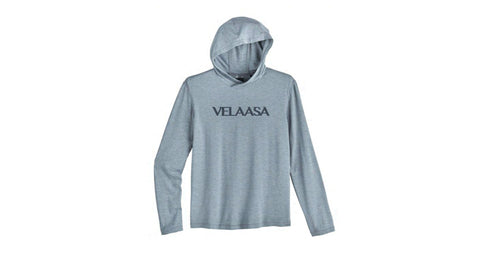 Velaasa Long Sleeve Tee with Hood